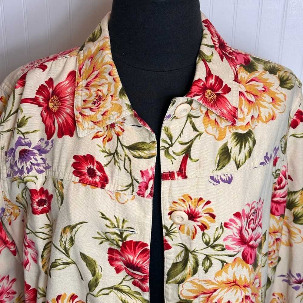 Coldwater Creek floral jacket